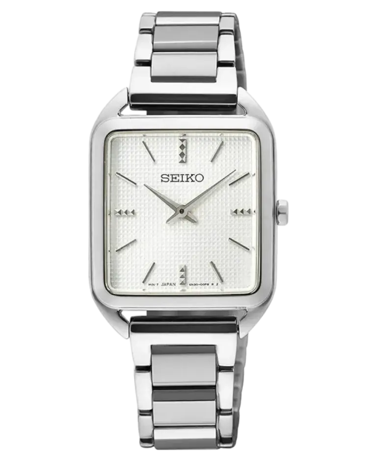 Seiko Classic Vit/Stål 26x26 mm SWR073P1