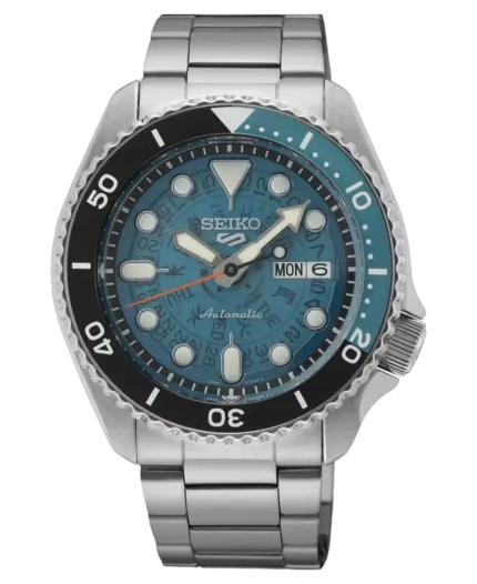 Seiko 5 Automatiskt Sports Blå/Stål 43 mm SRPJ45K1