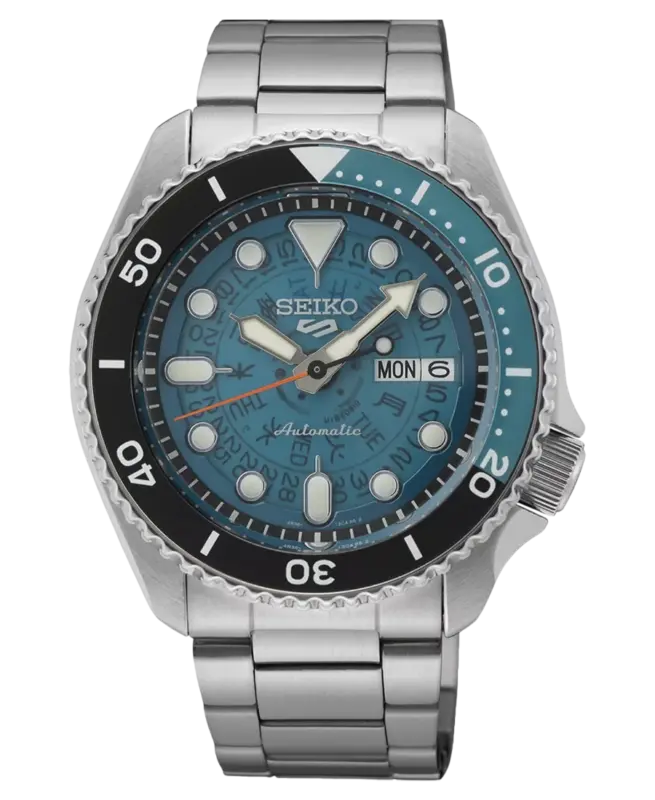 Seiko 5 Automatiskt Sports Blå/Stål 43 mm SRPJ45K1
