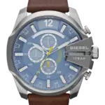 Diesel Mega Chief Blå/Läder 50 mm DZ4281