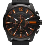Diesel Chronograph Svart/Läder 52 mm DZ4291