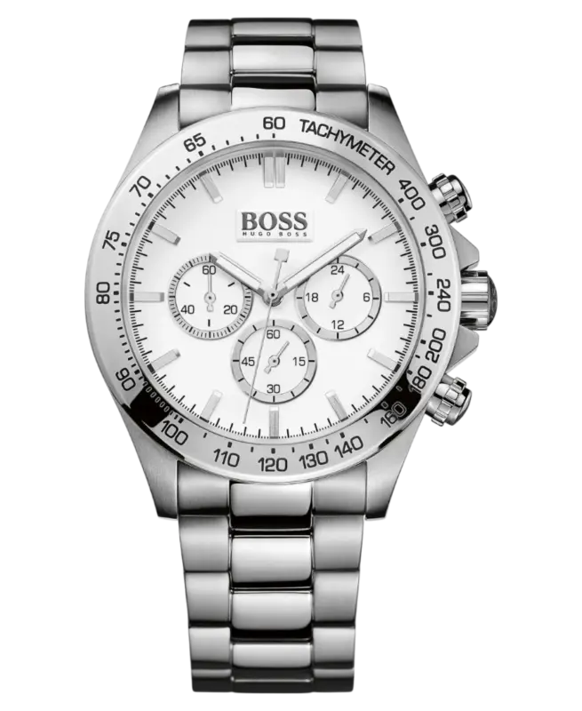 Hugo Boss Ikon 1512962 Herrklocka Vit/Stål 44 mm