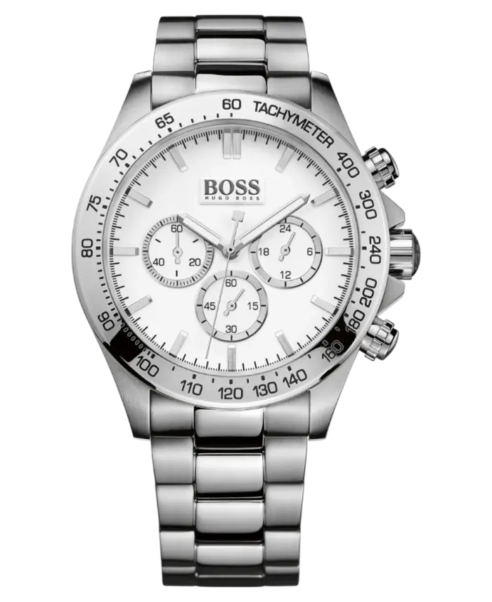 Hugo Boss Ikon 1512962 Herrklocka Vit/Stål 44 mm