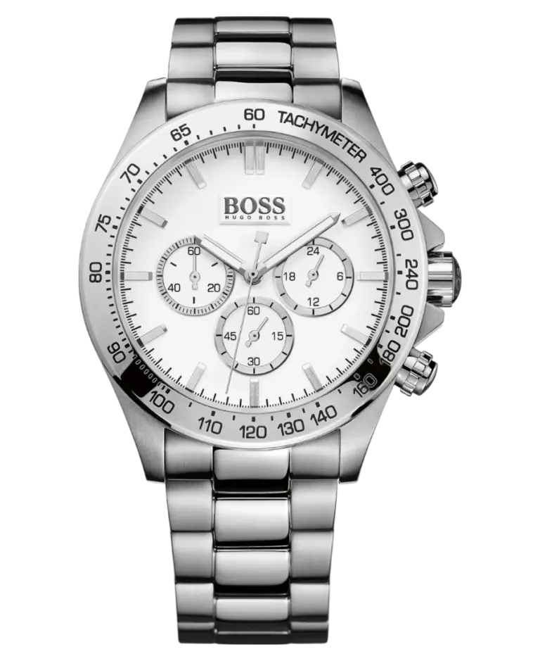 Hugo Boss Ikon Vit/Stål 44 mm HB1512962