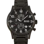 Hugo Boss Aeroliner Svart/Stål 44 mm HB1513180