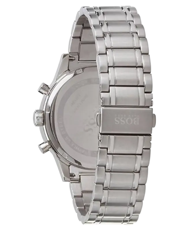 Hugo Boss Aeroliner Stål Svart Herrklocka 44mm 1513181