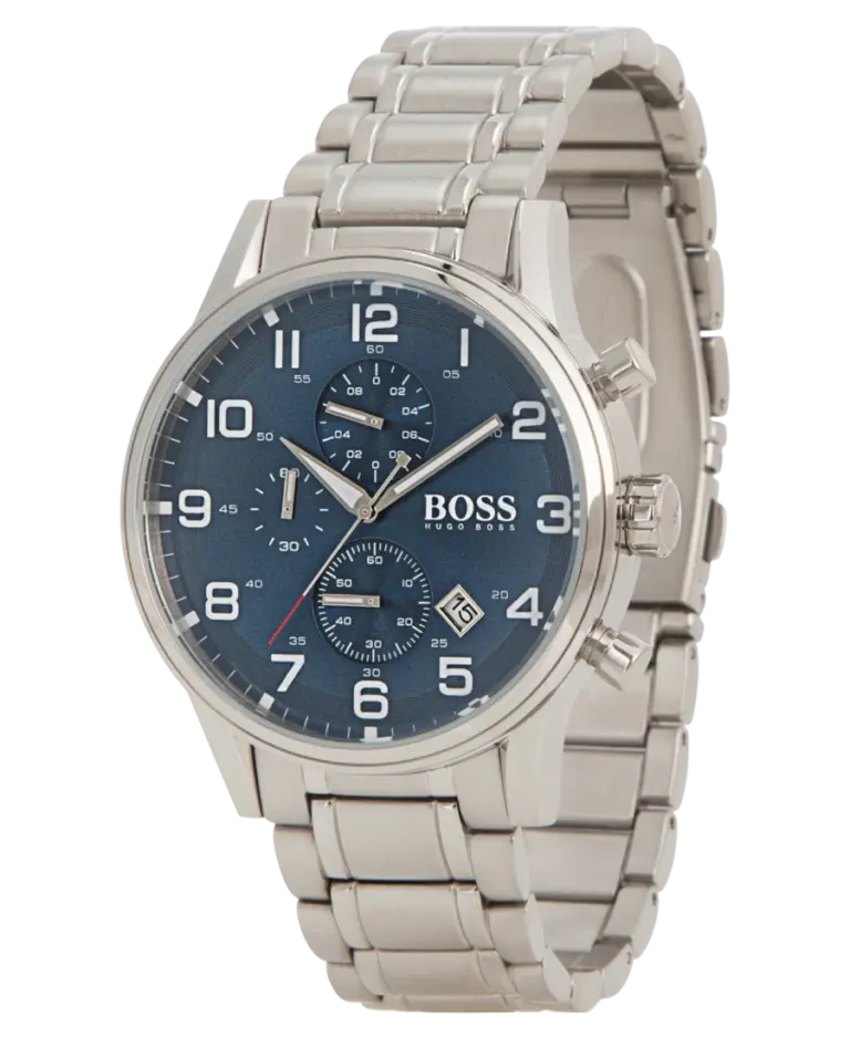 Hugo Boss Aeroliner Blå/Stål 44 mm HB1513183