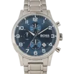 Hugo Boss Aeroliner Blå/Stål 44 mm HB1513183