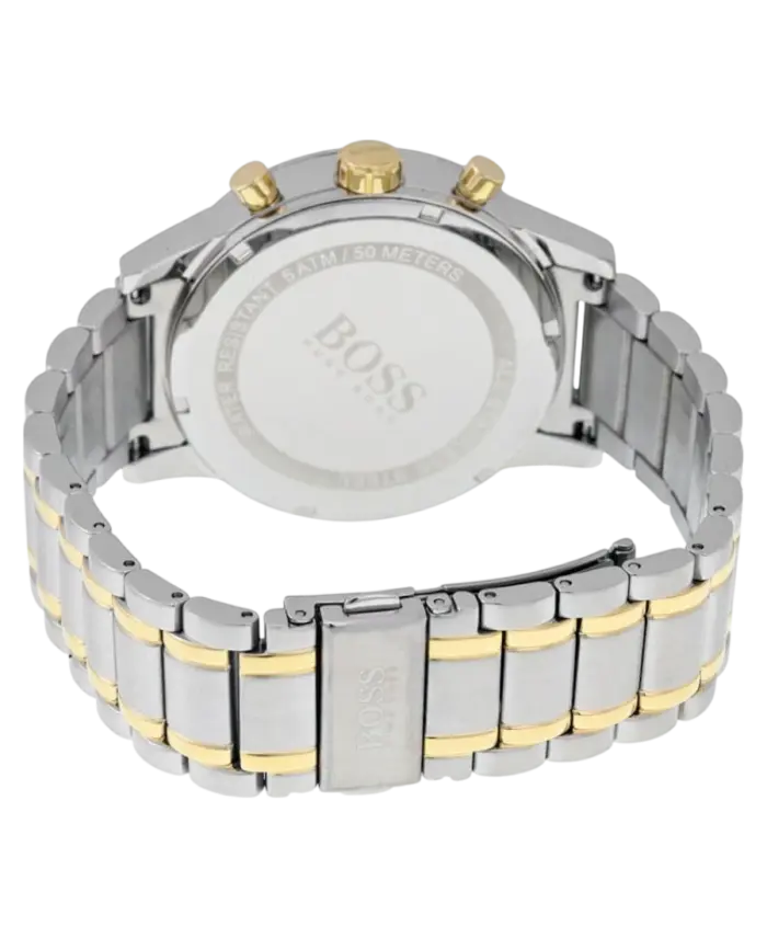 Hugo Boss Kronograf Gulguld Vit Herrklocka 43mm 1513236
