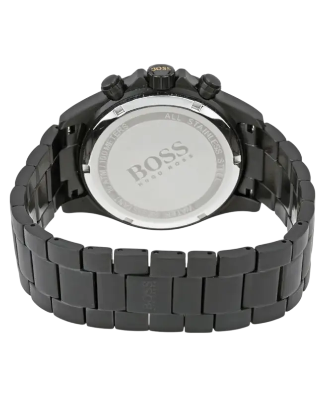 Hugo Boss Chronograf Svart Stål Damklocka 44mm 1513278