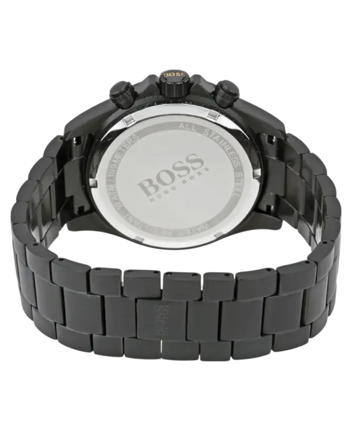 Hugo Boss Chronograf Svart Stål Damklocka 44mm 1513278