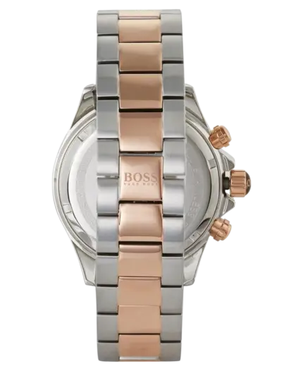 Hugo Boss Ikon Grå Roséguld Stål Herrklocka 44mm 1513339