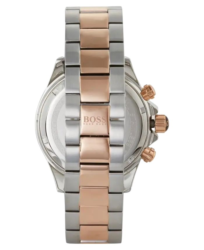 Hugo Boss Ikon Grå Roséguld Stål Herrklocka 44mm 1513339