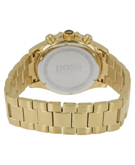 Hugo Boss Chronograph Guldpläterad Stål Herrklocka 44mm 1513340