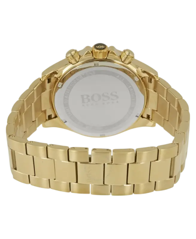 Hugo Boss Chronograph Guldpläterad Stål Herrklocka 44mm 1513340
