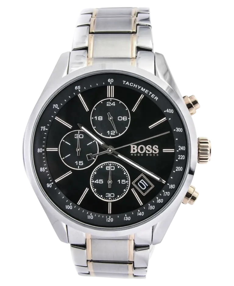 Hugo Boss Grand Prix Svart/Stål 44 mm HB1513473