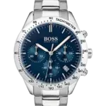 Hugo Boss Talent Blå med indexmarkeringar och självlysande visare/Stål 42 mm HB1513582