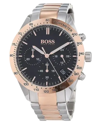 Hugo Boss Talent Svart/Roséguldstonat stål 42 mm 1513584