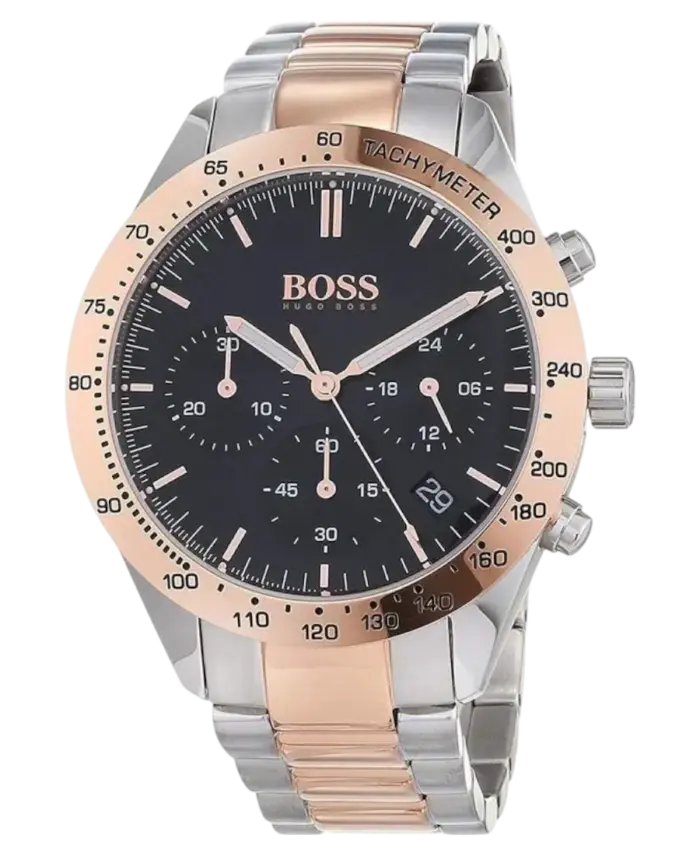 Hugo Boss Talent Svart/Roséguldstonat stål 42 mm 1513584