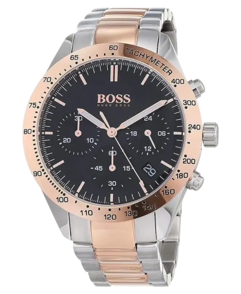 Hugo Boss Talent Svart/Roséguldstonat stål 42 mm 1513584