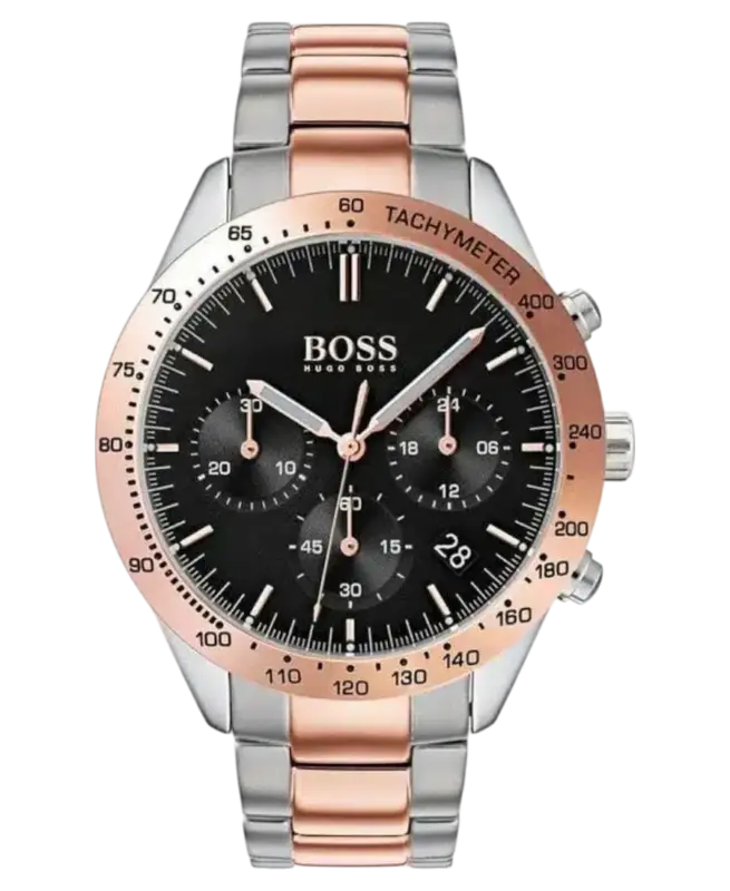 Hugo Boss Talent Svart/Roséguldstonat stål 42 mm 1513584