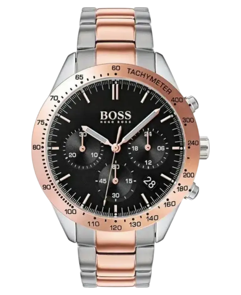 Hugo Boss Talent Svart/Roséguldstonat stål 42 mm 1513584