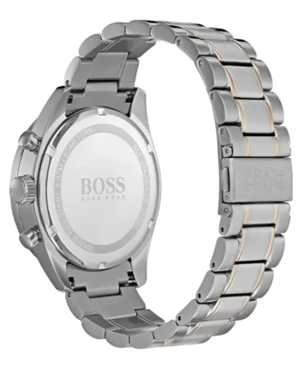 Hugo Boss Grå/Roséguldstonat stål 44 mm 1513634