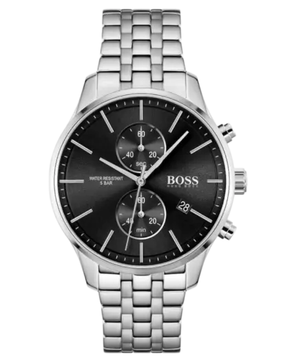 Hugo Boss Associate Svart/Stål 42 mm 1513869