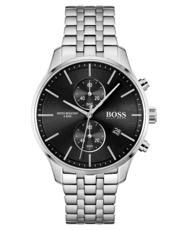 Hugo Boss Associate Svart/Stål 42 mm 1513869