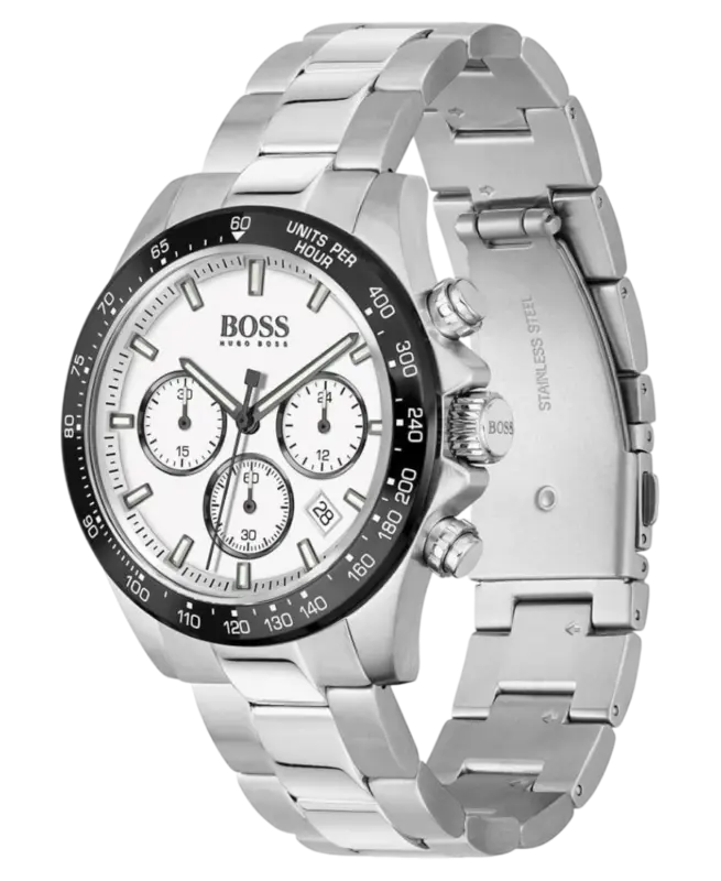 Hugo Boss Hero Vit/Stål 43 mm 1513875