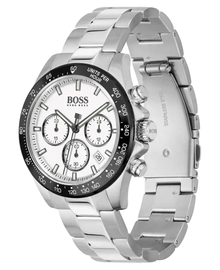 Hugo Boss Hero Vit/Stål 43 mm 1513875