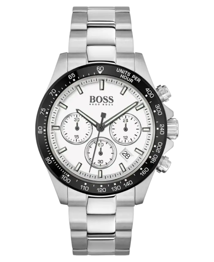 Hugo Boss Hero Vit/Stål 43 mm 1513875