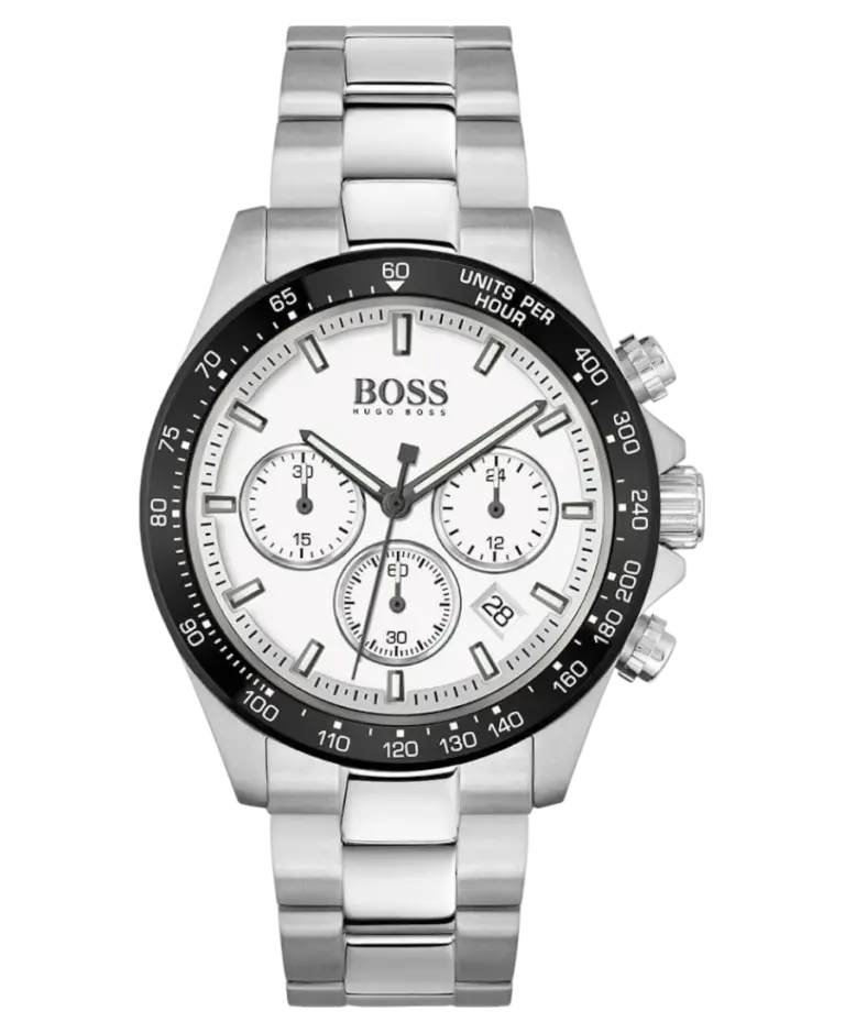 Hugo Boss Hero Vit/Stål 43 mm 1513875