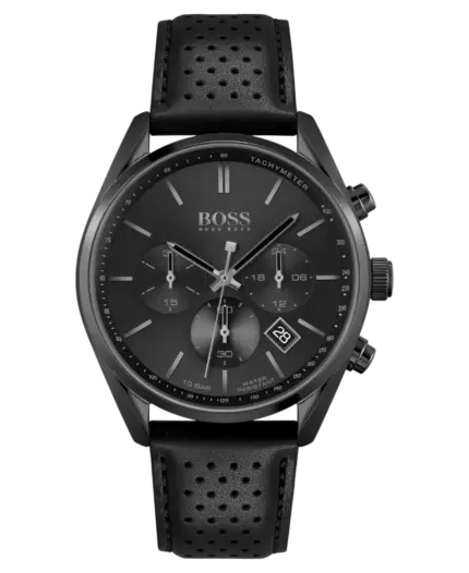 Hugo Boss Champion Svart/Läder 44 mm 1513880