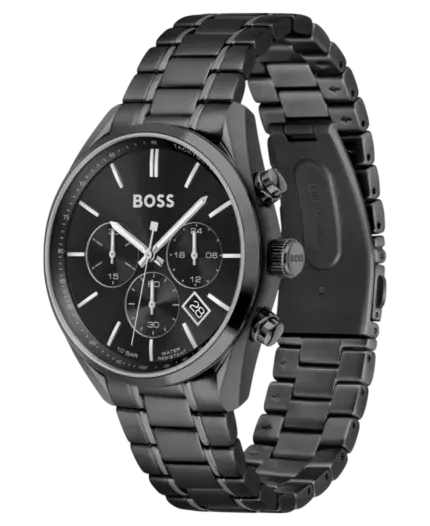 Hugo Boss Champion Herrklocka 1513960 Svart/Stål 44 mm
