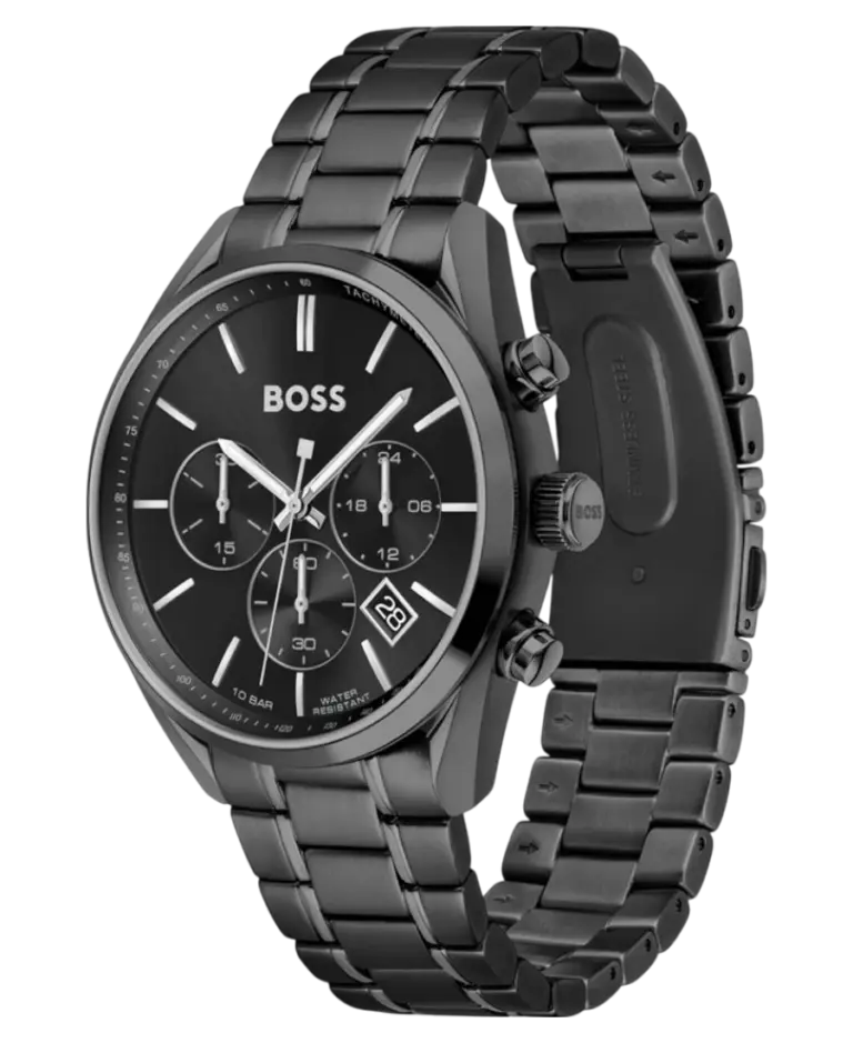 Hugo Boss Champion Herrklocka 1513960 Svart/Stål 44 mm