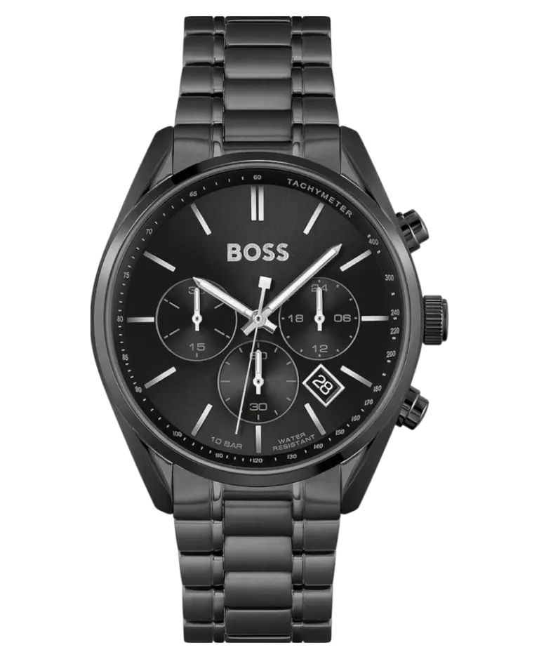 Hugo Boss Champion Herrklocka 1513960 Svart/Stål 44 mm