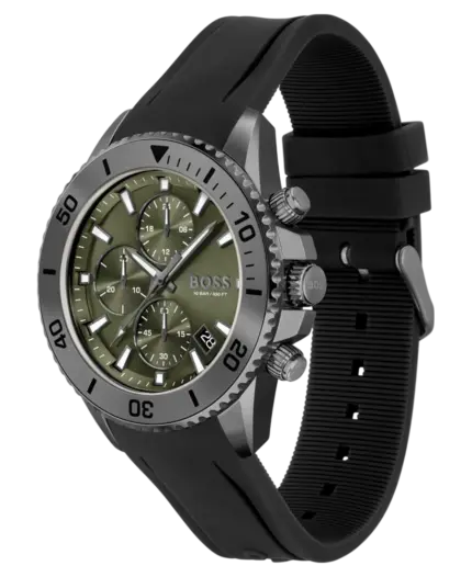 Hugo Boss Admiral Herrklocka 1513967 Grön/Svart 45 mm