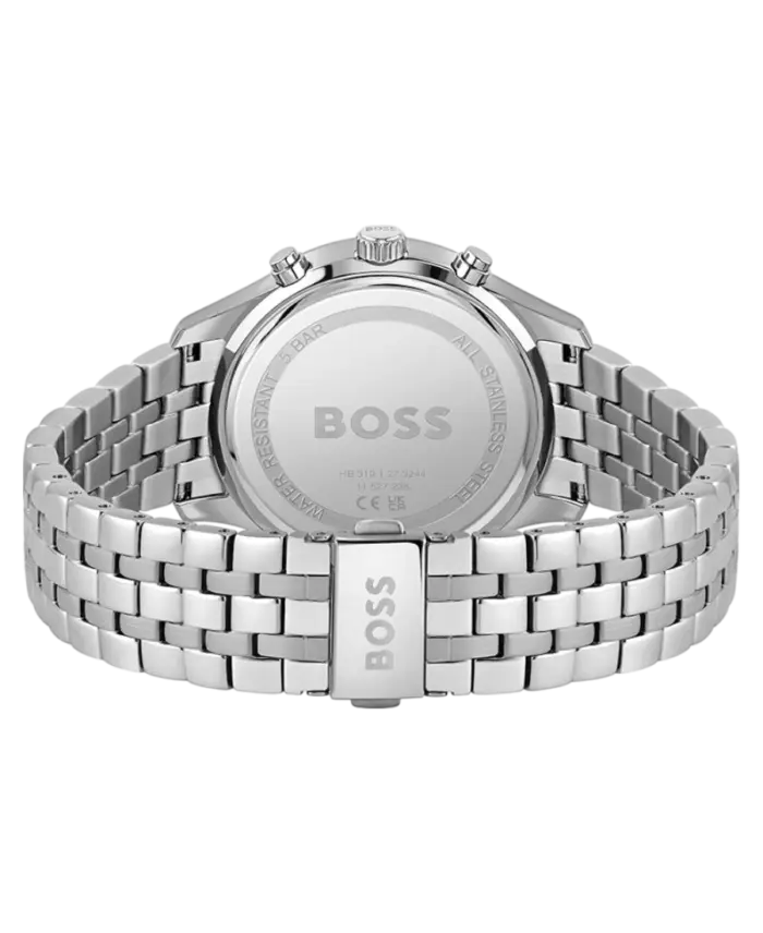 BOSS Herrklocka 1513975 Grön/Silver 42 mm