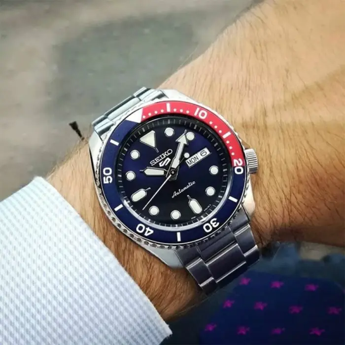 Seiko 5 Sports Automatiskt Blå/Stål 43 mm SRPD53K1