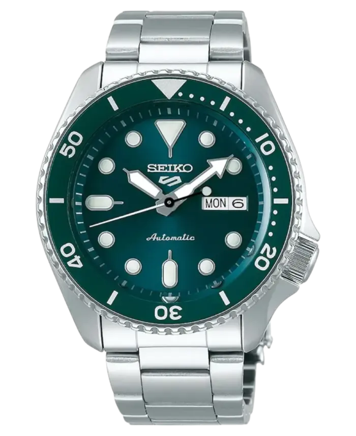 Seiko 5 Sports Automatiskt Grön/Stål 43 mm SRPD61K1