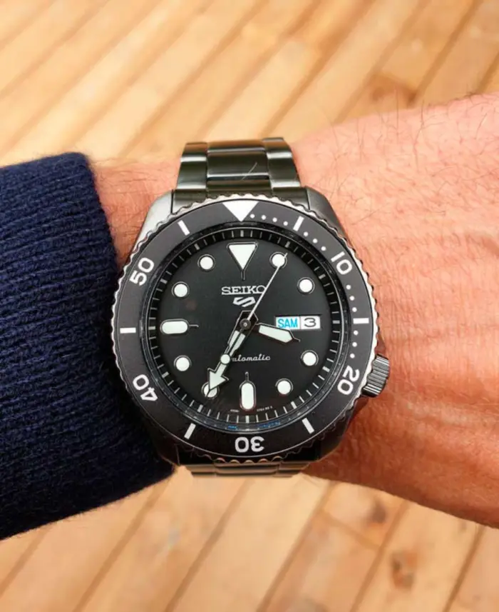 Seiko 5 Sports Automatiskt Svart/Stål 43 mm SRPD65K1