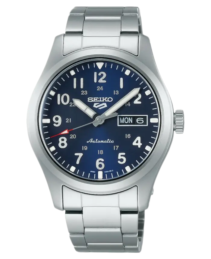 Seiko 5 Sports Automatisk Blå/Stål 39.4 mm SRPG29K1