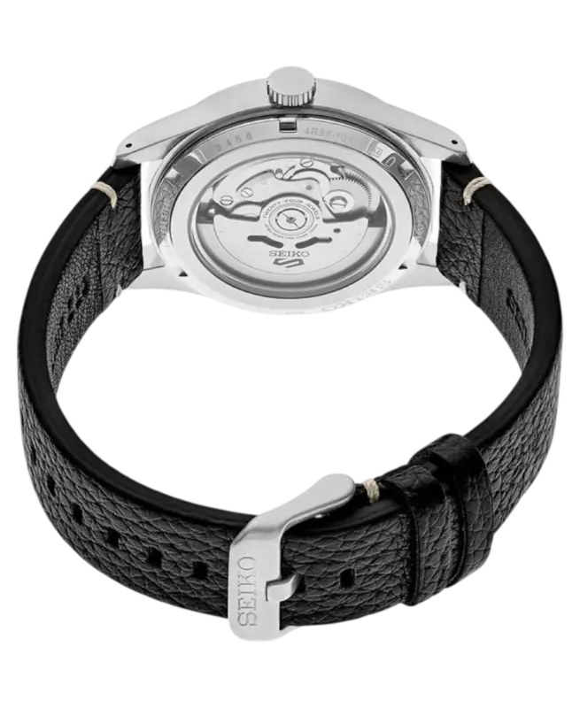 Seiko 5 Sports Automatisk Blå/Läder 39.4 mm SRPG39K1