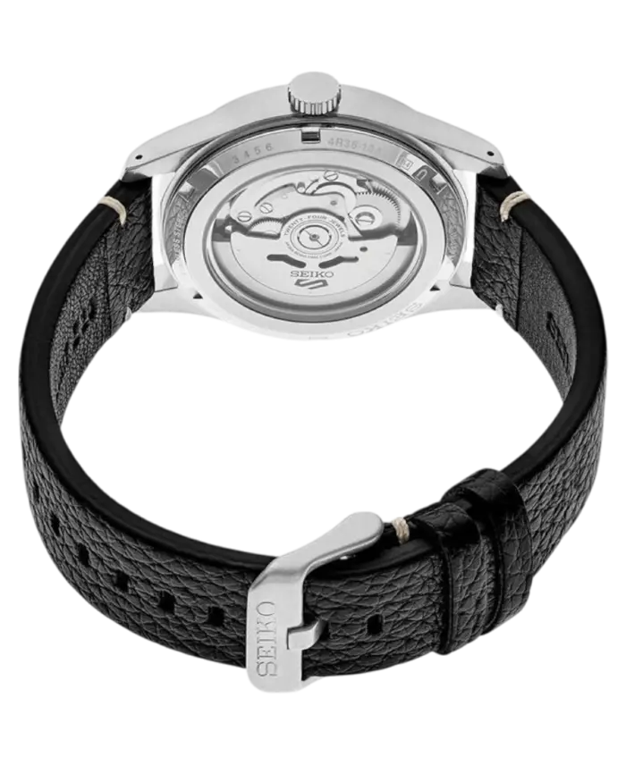 Seiko 5 Sports Automatisk Blå/Läder 39.4 mm SRPG39K1