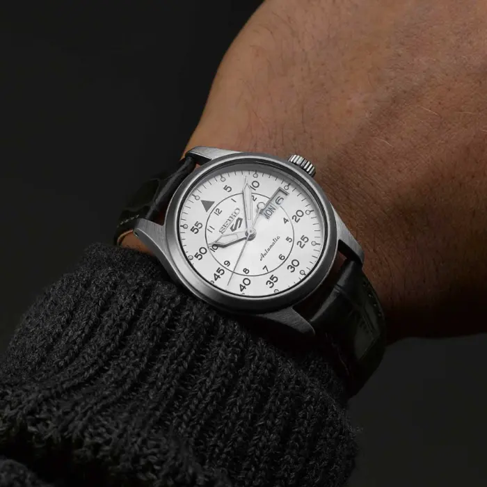 Seiko 5 Sports Automatisk SRPJ87K1 ‘Champagne Flieger’ Suit Style 36mm SRPJ87K1