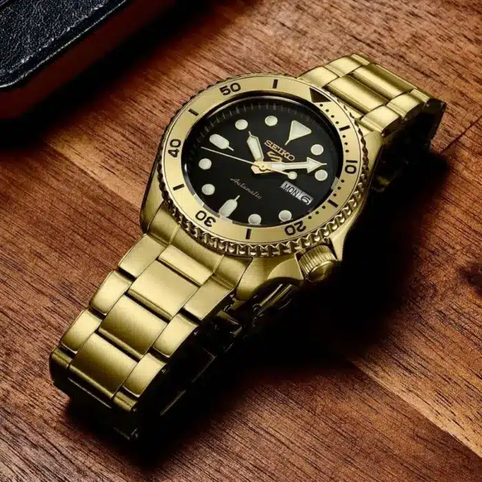 Seiko 5 Sports SRPK18 Automatisk Guld/Stål 42.5 mm (US Special Creation) SRPK18