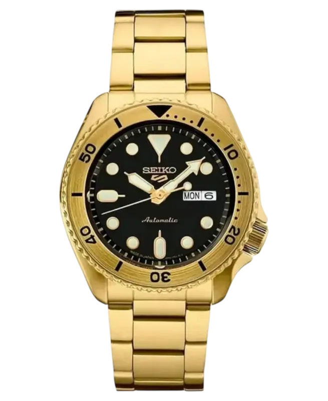 Seiko 5 Sports SRPK18 Automatisk Guld/Stål 42.5 mm (US Special Creation) SRPK18