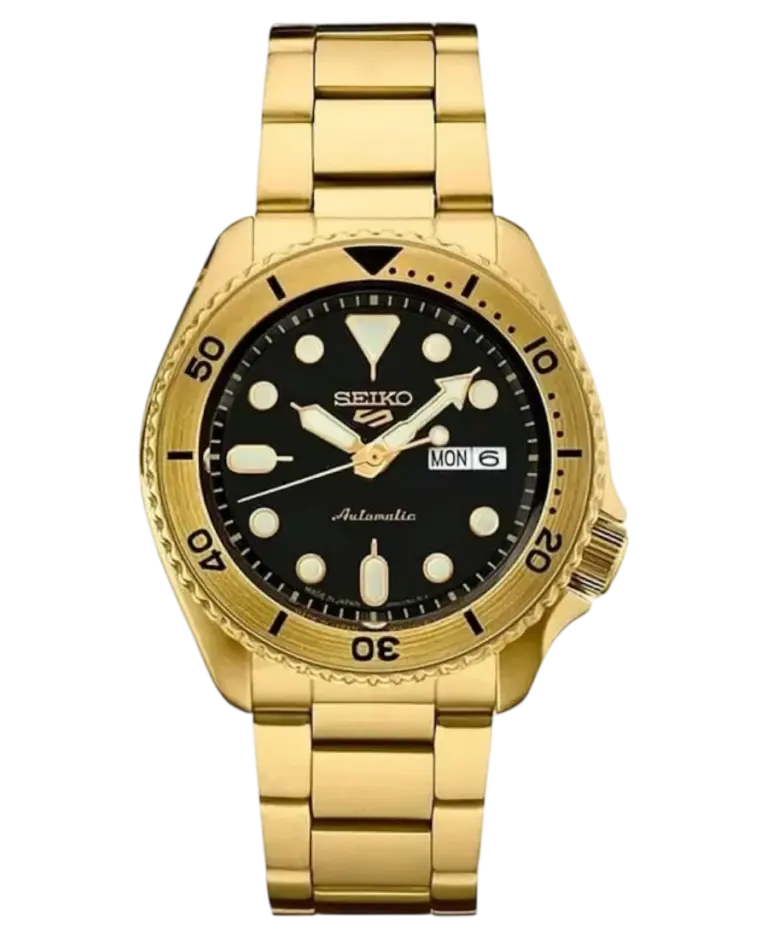 Seiko 5 Sports SRPK18 Automatisk Guld/Stål 42.5 mm (US Special Creation) SRPK18