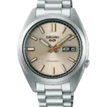 SEIKO Sports 5 Automatisk Beige/Stål 37.4 mm SRPK91K1